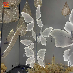 LEDA Decoración para Eventos de Boda, Lámpara de Mariposas en Oferta, Accesorios para Fiestas, Luz LED de Mariposa - Product Image 2