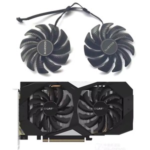 Nouveau ventilateur GPU 85MM 4PIN T129215SU PLD09210S12HH pour Gigabyte <span class=keywords><strong>RTX</strong></span> 2060, GTX 1660 1070 1060 <span class=keywords><strong>1050</strong></span> ventilateur de refroidissement de carte graphique - Product Image 1