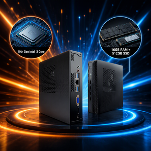 Mini PC Intel Core i3 i5 de 10.ª generación, 16 GB de RAM, 512 GB SSD, Windows 11, computadora de escritorio, HDMI, VGA, doble pantalla, micro PC industrial para oficina - Product Image 3