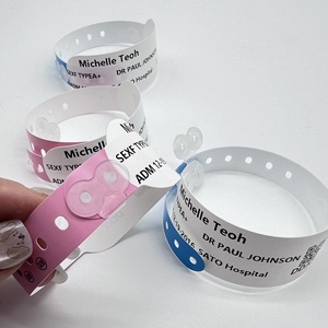 방수 일회용 플라스틱 손목밴드, 열전사 인쇄된 클럽, 회의, 게임, 이벤트용 홍보용 참신한 선물 - Product Image 3