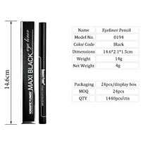Eyeliner professionnel de maquillage à séchage rapide, anti-taches, longue durée, personnalisable, vente en gros