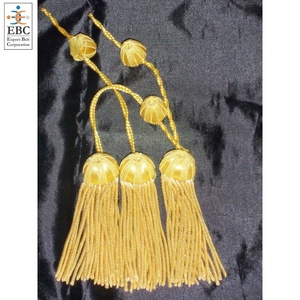 OEM Tam Học Tập Y Phục Tua Trong Vàng Hoặc Bạc Kim Loại Chủ Đề Chất Lượng Cao Tam Vàng Tua Trong Trim Và Rìa Bán Buôn - Product Image 3