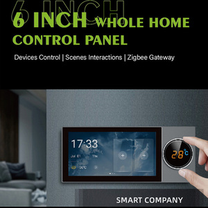 Tuya Smart 6 pulgadas Control central multifunción con control de voz Fondo Música Host Sistema de hogar inteligente Pantalla inteligente - Product Image 4