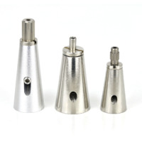 Pinces de câbles de suspension d'éclairage réglables laiton nickel acier fil câble plafond fixation quincaillerie raccords