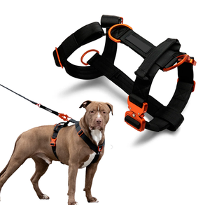 OEM工場のプレミアム大型戦術犬ハーネスベストハンドル5cmネオプレン調整可能プルなしファッションスタイルパッド付きウォーキング用 - Product Image 1