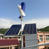 Éolienne à axe vertical hélicoïdale à faible vitesse de vent, à haut rendement, 1200 W, démarrage silencieux