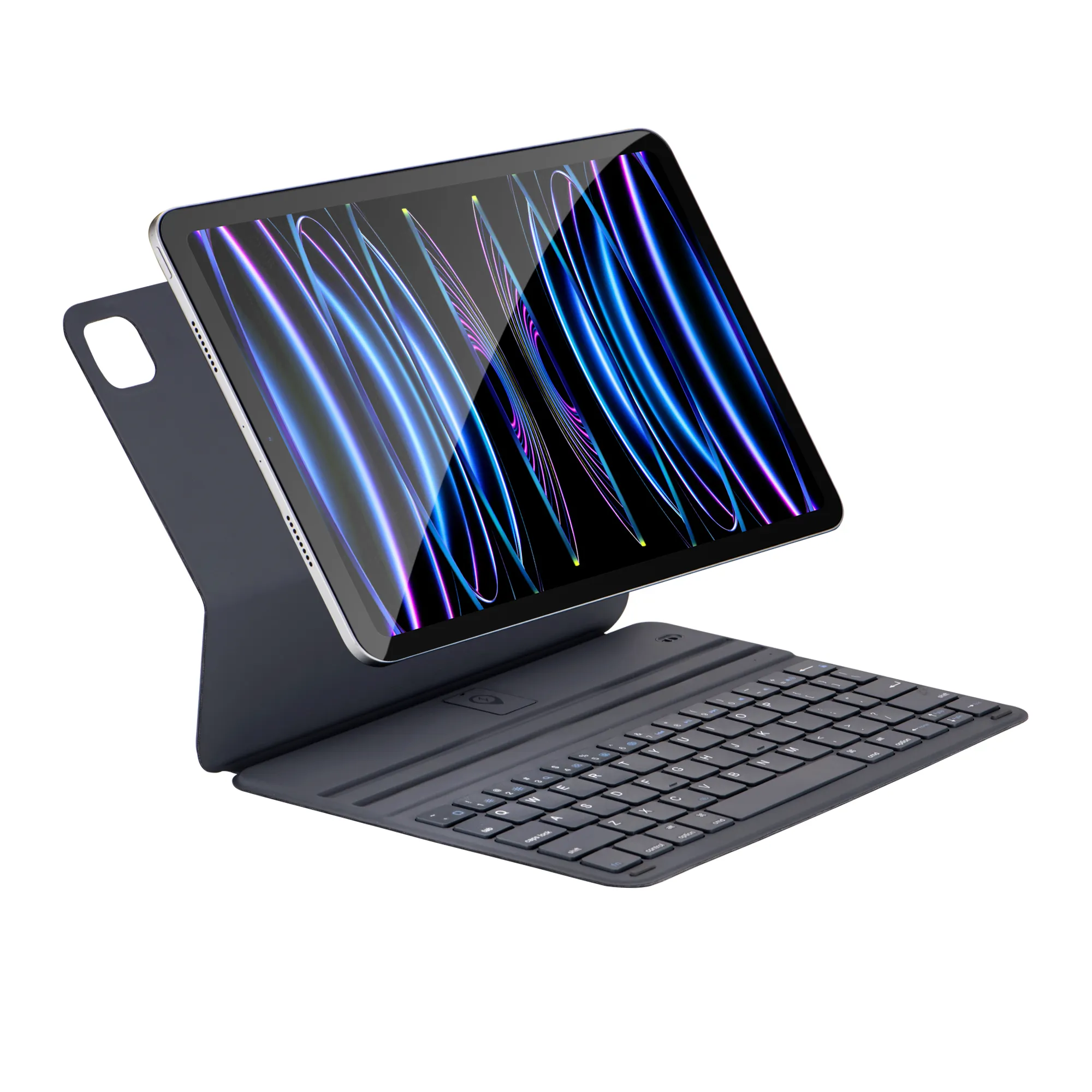 Casing papan ketik ajaib untuk Apple, iPad Pro 11 inci Air 4 5 Tablet Laptop cerdas Keyboard penutup magnetik lampu latar