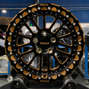 ล้อรถแข่ง PJ ลาก beadlock 13 "14" 15 "สำหรับ BMW <span class=keywords><strong>M4</strong></span> M5 E46 E92 F80 F82 Mercedes-Benz C63 AMG CLS63 GT63S C43 - Product Image 3