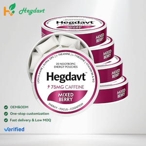 Bolsitas de L-Tirosina y L-Teanina de Marca Personalizada, Energéticas, con Sabores Naturales a Menta/Fruta, Bolsitas Nootrópicas para Adultos, Suministro de Fábrica OEM/ODM - Product Image 1