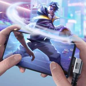 สาย USB C ถึง USB C <span class=keywords><strong>3.2</strong></span> Gen 2 3.3ft 4K 10Gbps 100W PD สายชาร์จเร็วไนลอนถัก - Product Image 6