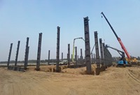 Edificio prefabricado Estructura de acero Almacén en África Taller Edificio de gran altura