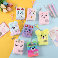 Nuevo Cuaderno de Peluche Estilo Japonés Coreano, Cuaderno Creativo con Dibujos Animados de Animales, Bloc de Notas para Estudiantes, Papelería Infantil, Venta al por Mayor, Madera Natural