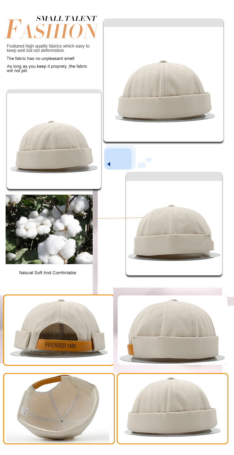 Bsci Sedex 4P Authorized Factory  Hat Wholesale Designer Melon Cap Custom Beanies