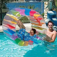 रंगीन inflatable पहिया रोलर पूल अस्थायी पूल आउटडोर लॉन पानी पार्क मनोरंजन खिलौने