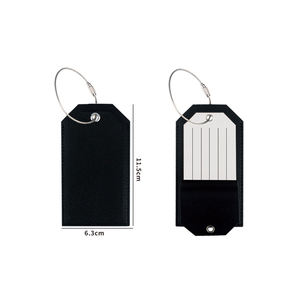 Regalos Personalizados al por Mayor con Logotipo, Juego de Porta Pasaportes de Viaje y Etiqueta para Equipaje de Diseño Saffiano con Bloqueo RFID - Product Image 3