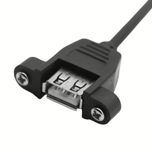 Câble d'extension <span class=keywords><strong>USB</strong></span> avec oreilles de fixation par trous de vis, <span class=keywords><strong>USB</strong></span> 2.0 mâle vers femelle, en cuivre sans oxygène - Product Image 3