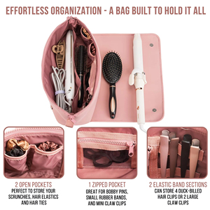 Neoprene tóc-khô túi với khả năng chịu nhiệt độ Mat đa chức năng tóc công cụ lưu trữ Pouch - Product Image 5