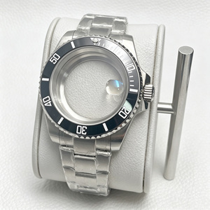 40mm <span class=keywords><strong>GMT</strong></span> Edelstahl-Uhrengehäuse Wasserdicht für NH2813/8215 & NH35/34/36/38/70 Uhrwerke Unterstützt OEM/ODM - Product Image 1