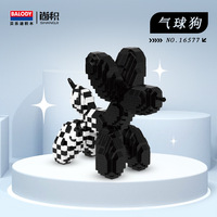 Ensemble de blocs de construction Balody Balloon Dog, modèle DIY, briques, jouet éducatif pour enfants, jouet de construction pour la décoration de bureau, cadeau, vente en gros