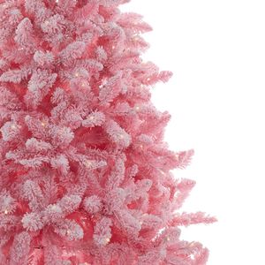 Hot Sale Snow Flocked <strong>Pink</strong> <strong>Christmas</strong> Tree 210cm Holiday <strong>Decoration</strong> for Home and Office Party <strong>Decoration</strong> - Product Image 5