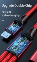 Câble de charge USB-C tressé en nylon à charge rapide 1,2 m pour Samsung, Xiaomi, iPhone, Huawei – Ventes Flash