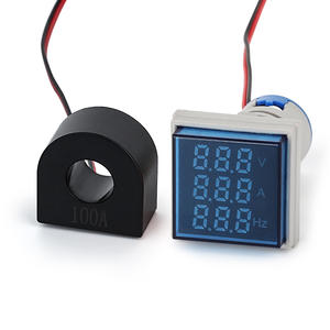 3-en-1 voltmètre ampèremètre fréquencemètre led affichage numérique tension ampère hertz mètre <span class=keywords><strong>mesure</strong></span> bleu - Product Image 4