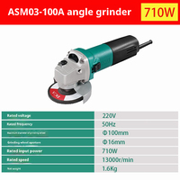 DCA Dongcheng ASM125A bricolage haute puissance 850W meuleuse d'angle électrique interrupteur latéral meule à main coupe polissage
