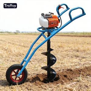 Coclea di terra resistente trivella elettrica trivella a Gas 99cc, scavatrice di fori per impianti a nord e frutteti - Product Image 1