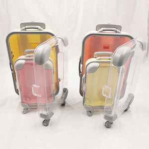 Vente en gros d'usine de mini boîte d'emballage pour cils de haute qualité <span class=keywords><strong>valise</strong></span> avec rouleau et emballage de maquillage en plastique vendeur de boîte à bagages - Product Image 1