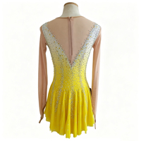 Robe de patinage artistique pour filles, tenue de danse et de performance, personnalisable pour compétition, modèle très demandé