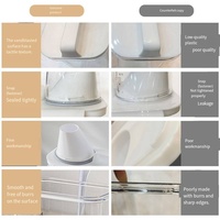 Distributeur de détergent à lessive polyvalent, récipient de stockage de riz à grains alimentaires, bec verseur, tasse à mesurer, boîte à détergent