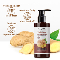 Shampoo au gingembre de qualité salon haut de gamme OEM/ODM, crème réparatrice pour cheveux hydratante et nourrissante pour tous types de cheveux