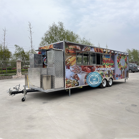 CAMP Custom 13ft square Food Truck Mobile Food Trailer with Equipment ...