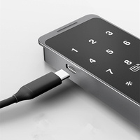 Serrure de casier intelligente contrôlée par l'application TTLock, serrure électronique pour tiroir de meuble
