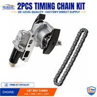 Kit de chaîne de distribution pour Volkswagen 1.8T 20V Golf IV Bora Jetta IV Passat B5 New Beetle 2PCS 058109229B Pièces de rechange moteur