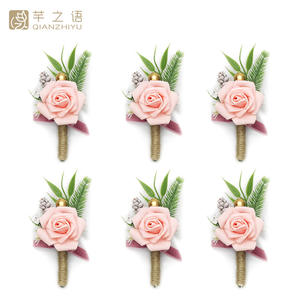 زهرة معصم الصقور المصنوعة يدويًا على الطراز الأوروبي الصغير الأكثر مبيعًا عبر الحدود عيد العروسة لحفلات الزفاف - Product Image 2