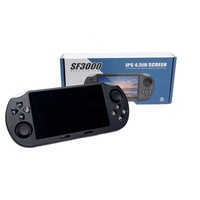 Console de jeu rétro portable SF3000 à double joystick avec grand écran de 4,5 pouces, Wi-Fi intégré, Open Source