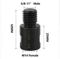 Adaptador para Amoladora Angular, Broca Convertidora, Varilla de Conversión de M10 a M14 a Rosca Americana 5/8-11 a M14