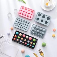 M61839 Moule en silicone pour gâteau de lune au chocolat, forme hockey sur glace, avec couvercle, pour gâteau glacé à la crème fondante en forme de cœur