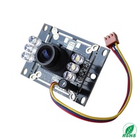 Usine haut pixel HD 1080P IR-LED grand angle de vision lentille trou de goupille module de caméra OEM pour système d'entrée d'entrée automatique
