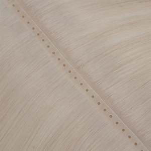 Stock russe Invisible trame extensions de cheveux humains avec trous double onglet Double dessiné cheveux vierges XO peau trou trame extensions - Product Image 5