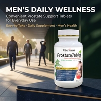 Comprimés de soutien de la prostate - Formule à l'huile de poisson et à la framboise pour la santé et la vitalité de la prostate masculine