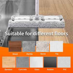 Microfiber Hardwood <b>Floor</b> <b>Mop</b> with Washable Pads 360 Rotation Dust Flat Twist <b>Mop</b> <b>Floor</b> Cleaning - Product Image 3