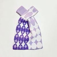 Bolso de compras de tela tejida Bolso de mujer Eco Crochet Ladies Tote Bolsos de mano