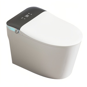 Nuovo WC Elettrico Multifunzionale Completamente Automatico per Hotel con Telecomando Incluso, Sedile Allungato Riscaldato - Product Image 1