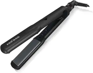 Hair Straightener Curler Ceramic Flat iron Temperature Adjustment Electric iron Curling made in china