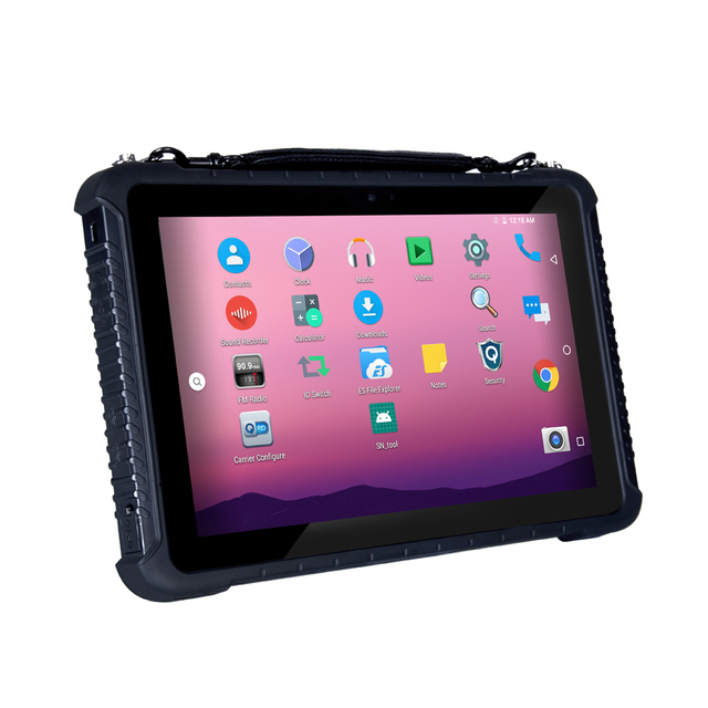 10-Inch Android Industrial Waterproof Tablet PC Rugged with 4G RAM 64G ROM 4G LTE NFC Module and MTK Processor