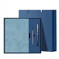 Ensemble cadeau de carnet d'affaires de qualité supérieure de luxe, carnet en papier imperméable A5 avec stylo en métal, logo personnalisé pour le bureau