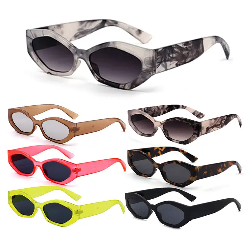 VIFF HP18265 Retro Vintage Designer Custom Logo Sunglasses UV400 Protection High Quality Trending Cat Eye Women Sun Glasses