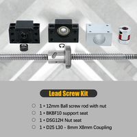 Kit complet de vis à billes de haute précision série SFU - Grade C7 - Kit de mouvement linéaire CNC pour routeur CNC - Livraison gratuite en Pologne